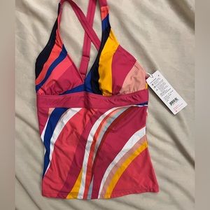 Krimson Klover Tilly Tankini Stripes Women’s Small